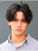 センターパート/ニュアンスパーマ/ダウンパーマ/men's