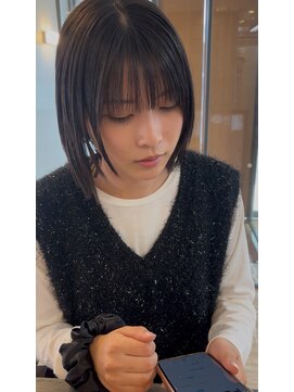 ラミール クオリティオブライフ(lamiell Quality of life) 髪質改善ストレート　縮毛矯正　レイヤーボブ