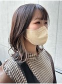 イヤリングカラーインナーカラーデザインカラーココアベージュ