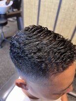 エフ ヘアー(F HAIR) 震災刈り濡れパン（アイロンパーマ）