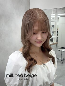 ベレーザ 渋谷(BELEZA) 17166ココアブラウンオリーブカラーミルクティーレイヤーカット