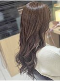 透明感ベージュ×韓国風レイヤーカット(茅ヶ崎/20代/韓国ヘア)