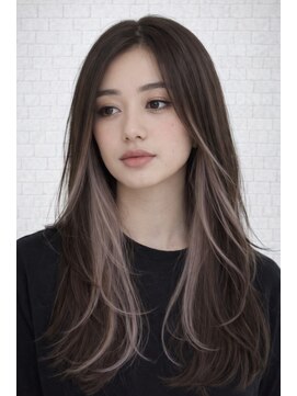 アンディー(&dy) シアーグレージュレイヤー/髪質改善トリートメント