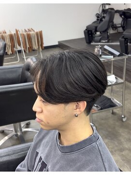 ザ クロー(THE CROW) 曲がる縮毛矯正→毛流れセンターパート