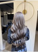 ミルクティーグレージュ「ロングスタイル」