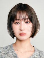 ソワネ 表参道(soigne)&nbsp;表参道白髪ぼかしウルフショートボブベージュアッシュグレージュ