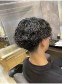 波巻きパーマ