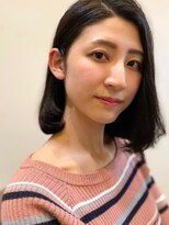 バサラ(basara) 大人かわいい耳掛けワンカールボブ◎黒髪でも透明感◎