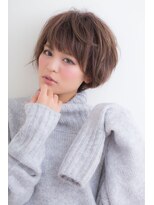【aRietta】耳かけ大人かわいいショートボブ/丸みシルエット