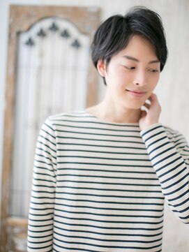 モッズヘア メン 南越谷南口店(mod's hair men) 黒髪で好感度◎サイドパートショートF