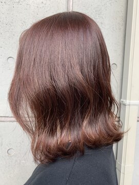 アンサム リリー(UNSOME Lille) 【UNOSOME Lille】ブリーチなし/レッドカラー/ボブ