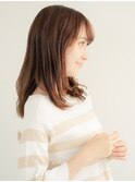 ［enntaku新宿］大人かわいい斜めバングストレート