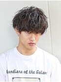 グランジマッシュ ツーブロック 刈り上げ スパイラルパーマ