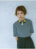 個性派外ハネショートボブ