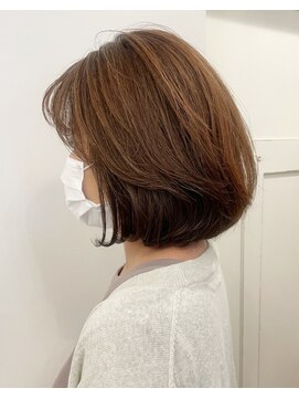 TJ天気予報 1t 津島店 ボブがキレイにおさまる髪質改善ヘアスタイル
