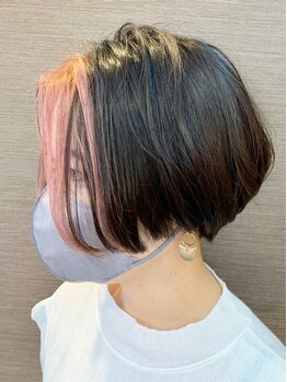 エヌプラス ヘアー(N+ hair)の写真/naturalに*healthyに*『束感×カラー』で女度を格上げ！今ドキ女子はショートに夢中…♪