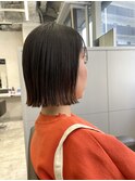 コンパクトボブ/ストレート/ウェット/大阪梅田