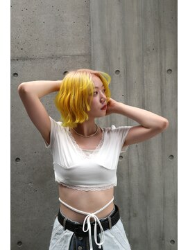 セシルヘアー 京都駅前4号店(Cecil hair) ウルフレイヤー/ミディアムウルフ/ハイトーン