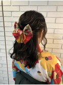 袴×ヘアセット