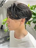 アップバンク/ツーブロックマッシュ/束感/波巻き/新潟/新潟駅