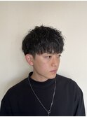 【メンズ】波巻きパーマ