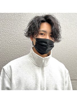 エストアール フクオカ 福岡博多店(est-r. Fukuoka) センターパート/スパイラルパーマ/博多