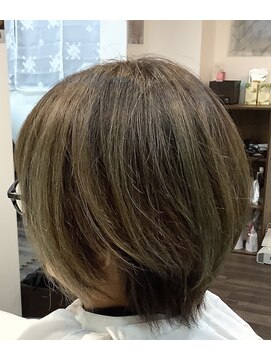 スイート(Sweet) マッシュショート/バレイヤージュ