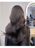 大人かわいい20代30代40代小顔ショコラベージュ１Zina船橋
