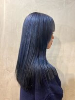 オルロバイイザ(ORLO by IZA) 裾カラー◎ブルー×ブラック