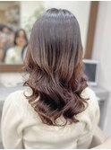 ミディアムコテ巻き風パーマ デジタルパーマ/韓国風パーマ 纐纈