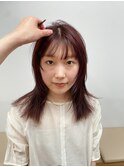 暖色×レイヤー