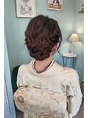 訪問着＆ヘアセット