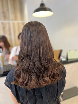 アピッシュ シェリ(apish cherie) コテ巻き風パーマウェーブミディアム