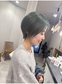 ミントグレージュショート