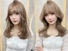 【 髪の芯から整えしなやかで艶やかな髪】カット+カラー+髪質改善TR （★5）