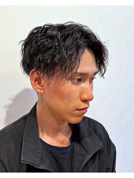 クレアメンズ 横浜能見台(CREA men's) 横浜メンズパーマ縦落ちツイストスパイラルパーマセンターパート
