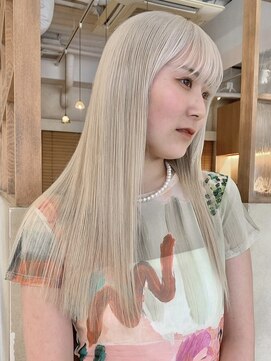 カナン(CANAAN) ハイトーン ブリーチ ホワイトブロンド 抜きっぱなし