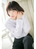 シンプル可愛い！大人ナチュラルボブa