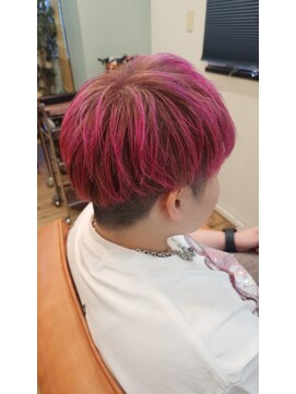 エルムトウキョウ(ELM Tokyo) ダブルカラー☆ネオンピンクのグラデーション風☆