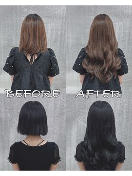 リップ 大阪本店(LIP) 【レミー100%最高級人毛/ロング】シールエクステ60枚