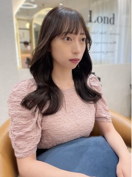 ロンドプランタン 恵比寿(Lond Printemps) くびれヘア/顔周り/韓国/レイヤーカット/黒髪/ロング/前髪