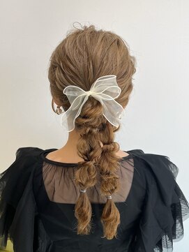 シュカブラ スパングル(Skovla Spangle) ツイン編みおろし