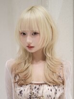 アドネ プライム(adne prime)&nbsp;ハッシュカット/ホワイトブロンド/エンドカラー