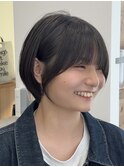 ショート/ボブ／髪質改善/前髪カット/顔周り/レイヤーボブ／天神