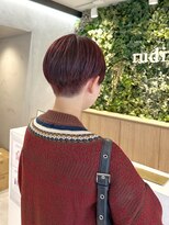 ルディー バイ ヘアーポケット(rudii by HAIR POCKET)&nbsp;コンパクトショート×ボルドーカラー