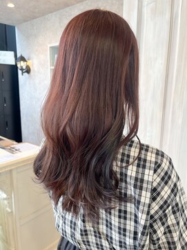 キャアリー(Caary) 福山人気10代20代30代ローライトピンクブラウン巻き髪艶カラー