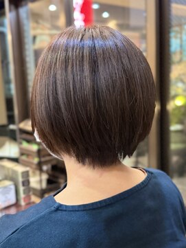髪質改善でまとまる丸みショート【池袋/ボブ/マッシュ】