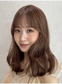 透明感カラー×似合わせレイヤーカット
