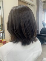バッカ 横浜桜木町店(BACCA)&nbsp;くびれボブ、アッシュブラウン