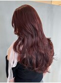 ダブルカラーロング韓国ヘア似合わせカット_ba561842